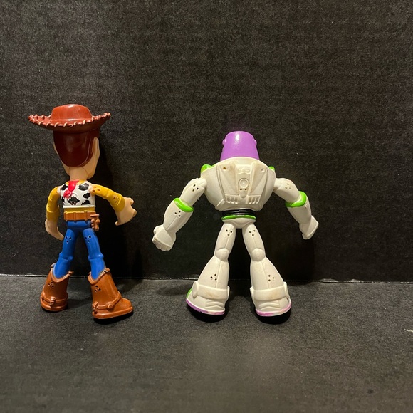 Buzz Lightyear and Woody Lot Figurine Toys Pixar Toy Story action figures - Picture 4 of 7